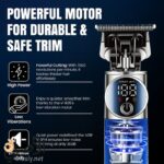 ⁦VGR V-942 ماكينة قص الشعر الاحترافية المزودة بشفرات سيراميك للعناية الشخصية للرجال واستخدام الصالونات⁩ - الصورة ⁦10⁩