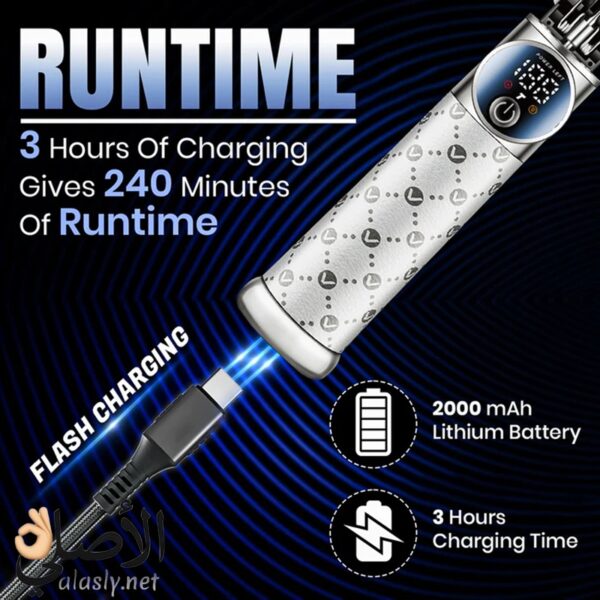 ⁦VGR V-942 ماكينة قص الشعر الاحترافية المزودة بشفرات سيراميك للعناية الشخصية للرجال واستخدام الصالونات⁩ - الصورة ⁦11⁩