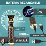 ⁦VGR V-942 ماكينة قص الشعر الاحترافية المزودة بشفرات سيراميك للعناية الشخصية للرجال واستخدام الصالونات⁩ - الصورة ⁦4⁩