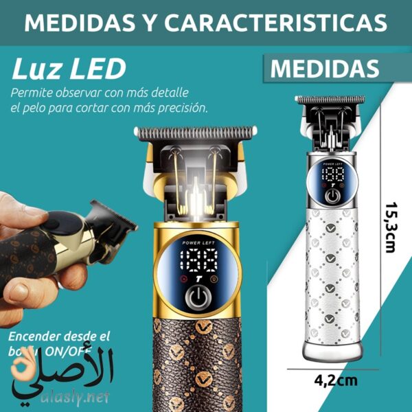 ⁦VGR V-942 ماكينة قص الشعر الاحترافية المزودة بشفرات سيراميك للعناية الشخصية للرجال واستخدام الصالونات⁩ - الصورة ⁦7⁩