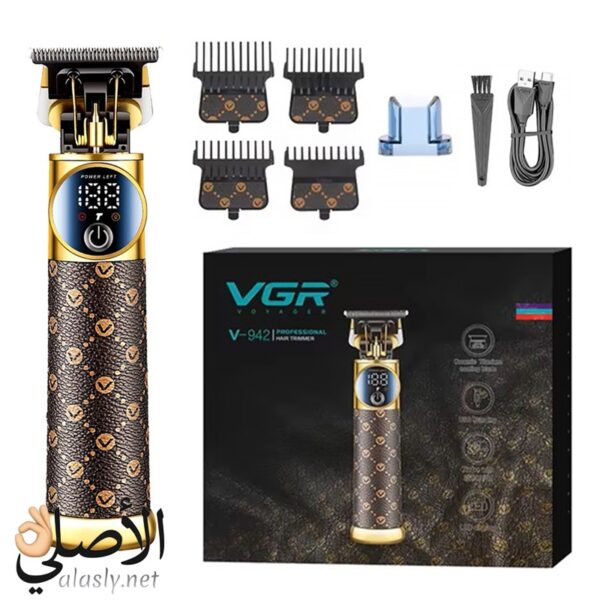 ⁦VGR V-942 ماكينة قص الشعر الاحترافية المزودة بشفرات سيراميك للعناية الشخصية للرجال واستخدام الصالونات⁩ - الصورة ⁦3⁩