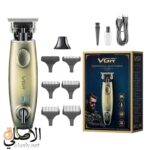 VGR V-978 ماكينة قص الشعر الاحترافية معدنية بمنفذ USB و5 أمشاط
