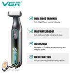 VGR V-360 ماكينة حلاقة الجسم مقاومة للماء - الصورة 5