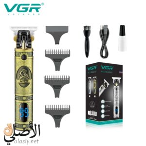ماكينة حلاقة VGR V-228 رجال بطارية 1500mAh شاشة LED USB-C