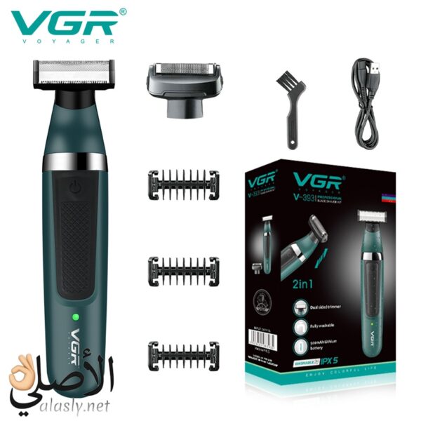 VGR V-393 ماكينة حلاقة تنعيم للجسم مقاومة للماء