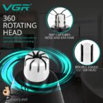 VGR V-613 ماكينة تشذيب شعر الأنف والأذن والحواجب - الصورة 6