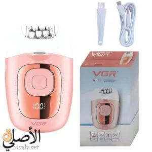 ماكينة إزالة الشعر النسائية VGR V-760 – بدون ألم، قابلة للشحن، للبشرة الحساسة