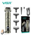 VGR V-962 ماكينة قص الشعر الاحترافية المعدنية بمنفذ USB تقص الشعر 0