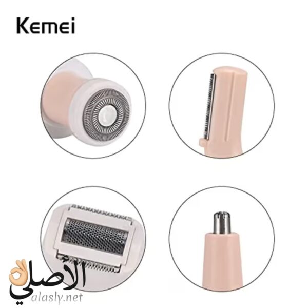⁦Kemei KM-3024 ماكينة حلاقة متعددة الاستخدامات للنساء 4 في 1⁩ - الصورة ⁦9⁩