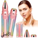 جهاز Flawless 203 لإزالة شعر الوجه والمناطق الحساسة بدون ألم، تصميم لامع وقابل للشحن USB