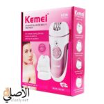 ماكينة إزالة الشعر النسائية Kemei KM-1307 – تصميم أنيق وقابلة للشحن