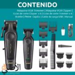 👉 طقم ماكينة الحلاقة والتشذيب VGR V-197 وV-995 باللون الأسود