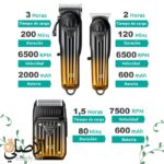 ماكينة حلاقة VGR V-644 احترافية 3×1 للرجال بشاشة LED وشحن USB-C