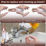 جهاز Flawless 203 لإزالة شعر الوجه والمناطق الحساسة بدون ألم، تصميم لامع وقابل للشحن USB