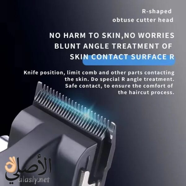 ماكينة قصّ الشعر Kemei KM-2296 فولاذ كربوني بطارية 2500mAh