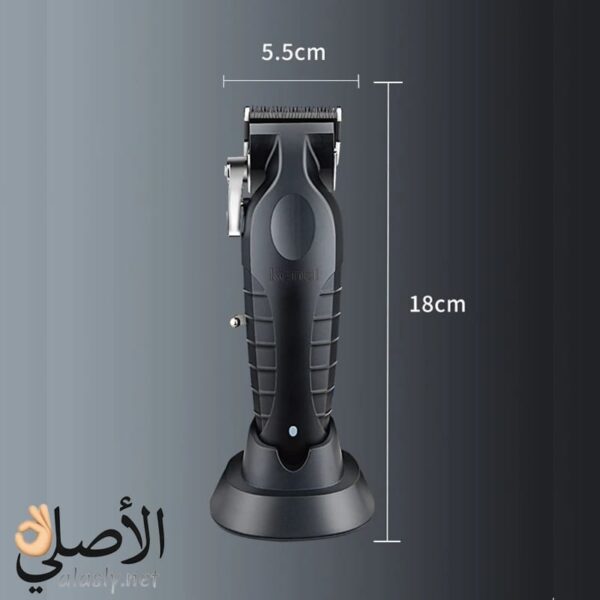 ماكينة قصّ الشعر Kemei KM-2296 فولاذ كربوني بطارية 2500mAh