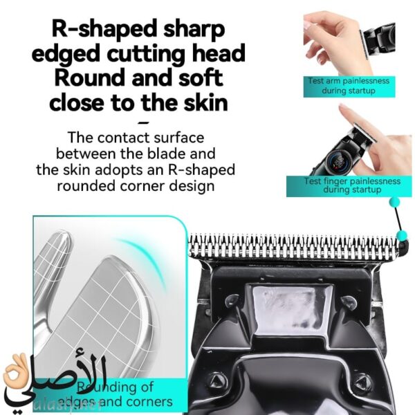 ماكينة الحلاقة Kemei KM-1740 – سرعة 6800RPM وبطارية 1200mAh