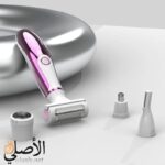 ماكينة إزالة الشعر Kemei KM-6714 USB متعددة الوظائف للنساء