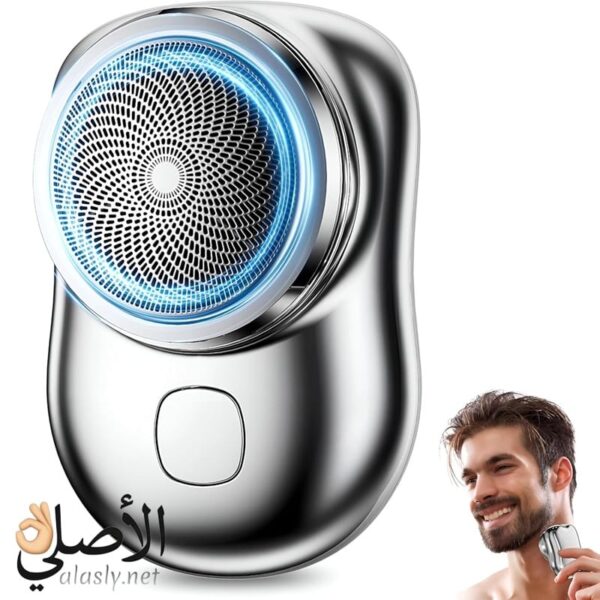ماكينة ميني Mini Beard Trimmer لتنعيم وتشذيب اللحية بشحن USB وتصميم محمول