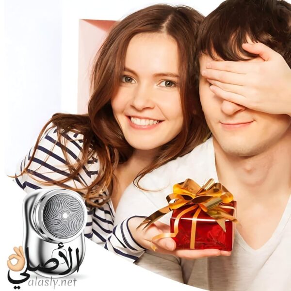 ماكينة ميني Mini Beard Trimmer لتنعيم وتشذيب اللحية بشحن USB وتصميم محمول