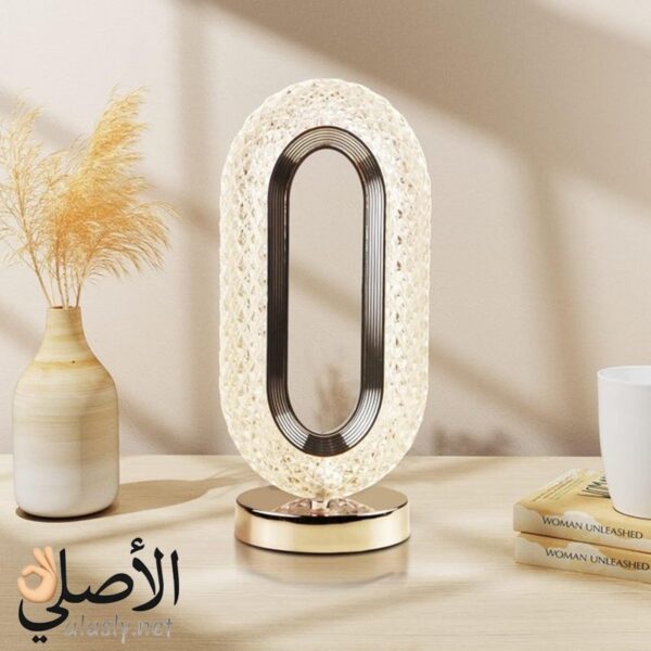 مصباح كريستال LED شكل بيضاوي