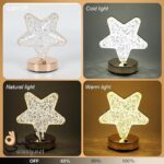 إضاءة مصباح كريستال شكل نجمة