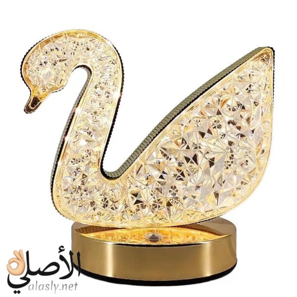 مصباح كريستال LED شكل بجعة