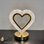 مصباح كريستال LED شكل قلب