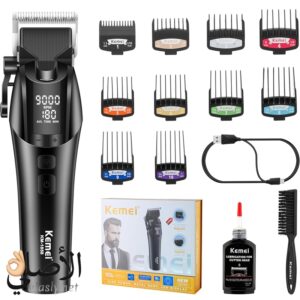 ماكينة حلاقة وتشذيب الشعر Kemei KM-1858