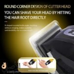 ماكينة حلاقة Kemei KM-8501 – شفرة فولاذية حادة