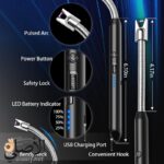 ولاعة كهربائية بدون لهب قابلة للشحن Electric Lighter USB – مقاومة للرياح