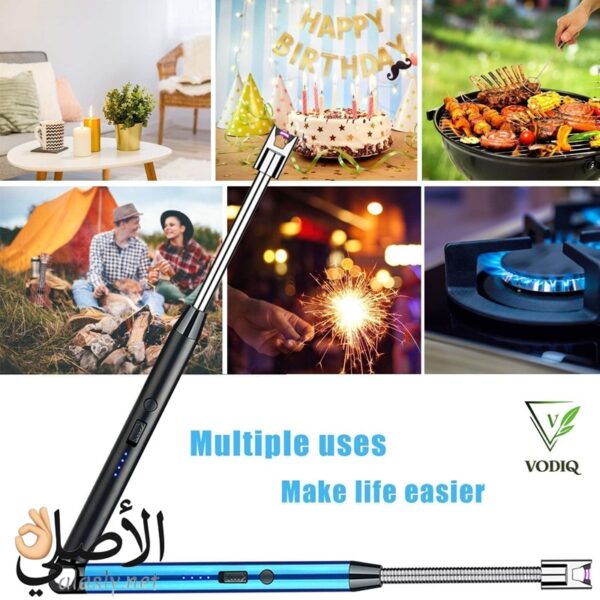 ولاعة كهربائية بدون لهب قابلة للشحن Electric Lighter USB – مقاومة للرياح