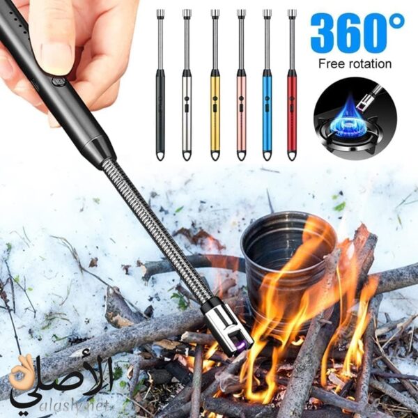 ولاعة كهربائية بدون لهب قابلة للشحن Electric Lighter USB – مقاومة للرياح