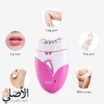 استخدام ماكينة إزالة الشعر كيمي KM-189A على الجسم