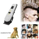 استخدام ماكينة حلاقة كيمي KM-809A لتشذيب الشعر