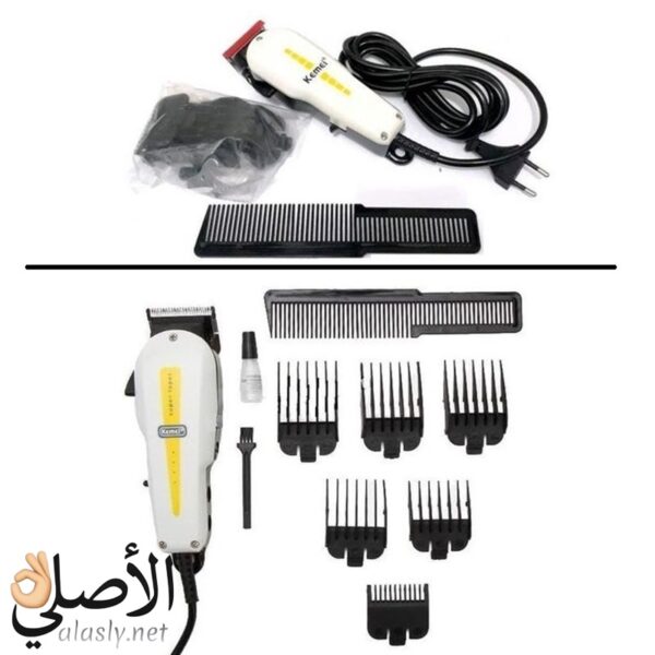 استخدام ماكينة حلاقة كيمي KM-8821 لتشذيب الشعر