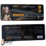 مكواة فرد الشعر VGR V-502 الاحترافية بألواح سيراميك وتحكم في الحرارة حتى 1080 درجة