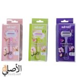 شفرة حلاقة نسائية WETELL Comfortglide Spa Breeze 2×1 بثلاث شفرات وشريط ترطيب