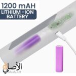 مضرب ناموس كهربائي قابل للشحن مع قاعدة