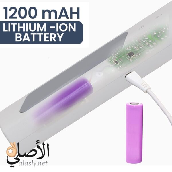 مضرب ناموس كهربائي قابل للشحن مع قاعدة