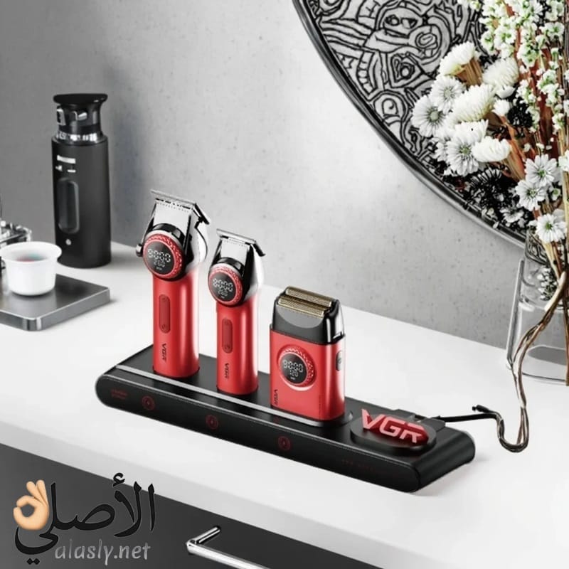 قاعدة شحن VGR Stepless Pro قاعدة شحن ماكينات حلاقة VGR Stepless Pro