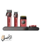 ماكينات حلاقة VGR Stepless Pro باللون الأحمر