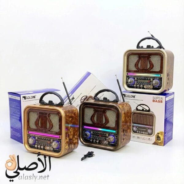 راديو جولون RX-740D تصميم كلاسيك خشبي