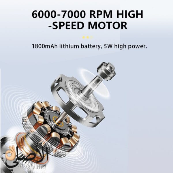 محرك ماكينة حلاقة Kemei KM-1675 بسرعة 7000 لفة في الدقيقة