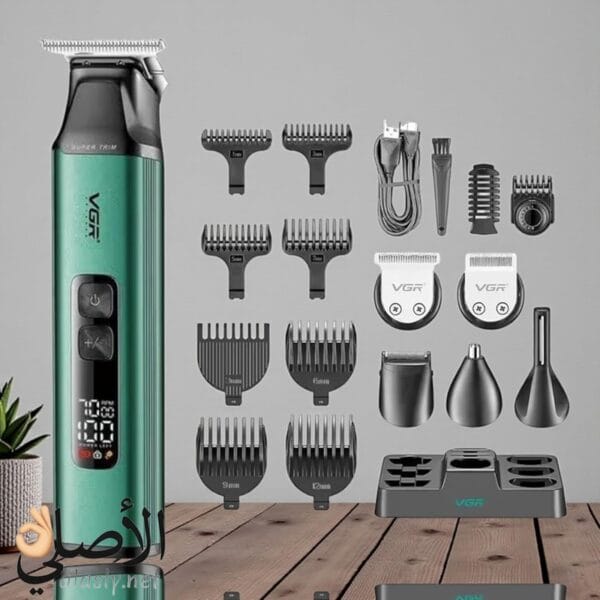 ماكينة حلاقة VGR V-117 مع جميع الملحقات