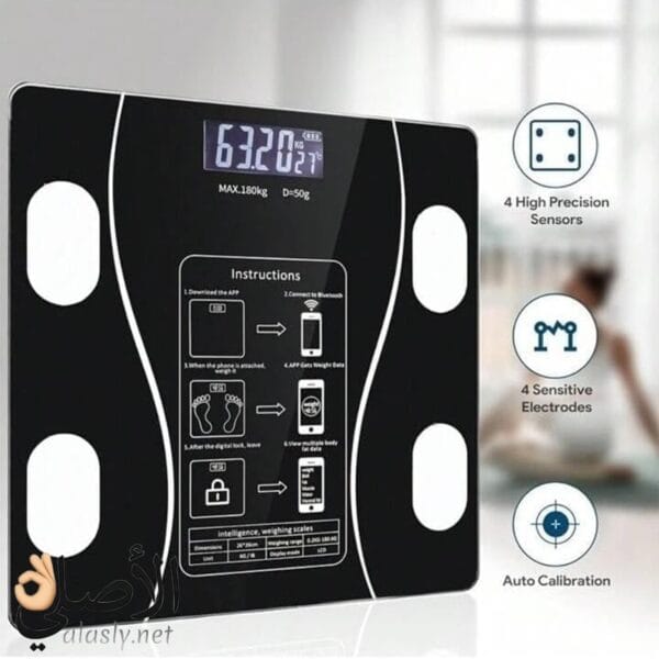 ميزان ذكي تحليل الجسم 180 كجم