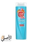 شامبو صانسيلك كثيف وطويل بالبيوتين وزيت الخروع لتكثيف الشعر