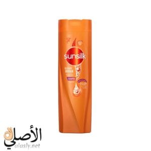 شامبو صانسيلك إصلاح فوري بالكيراتين وزيت اللوز لعلاج الشعر التالف