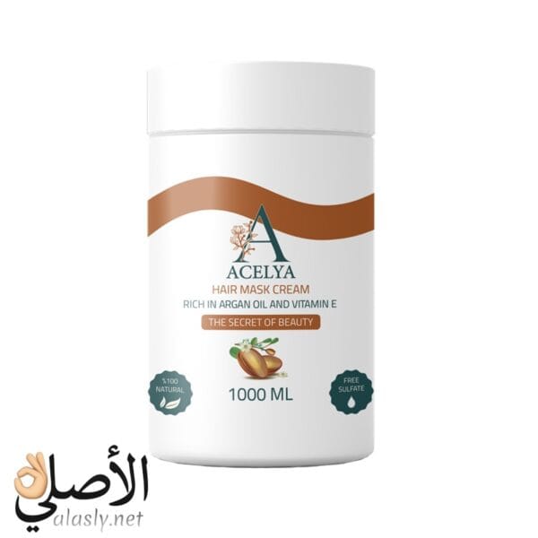 حمام كريم acelya بالهيالورونيك والبروتين لترطيب الشعر وإصلاحه