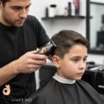 ماكينة Cronier CR-1297 آمنة لقص شعر الأطفال